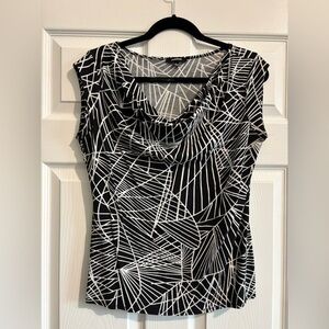 Premise Black and White Patterned Top